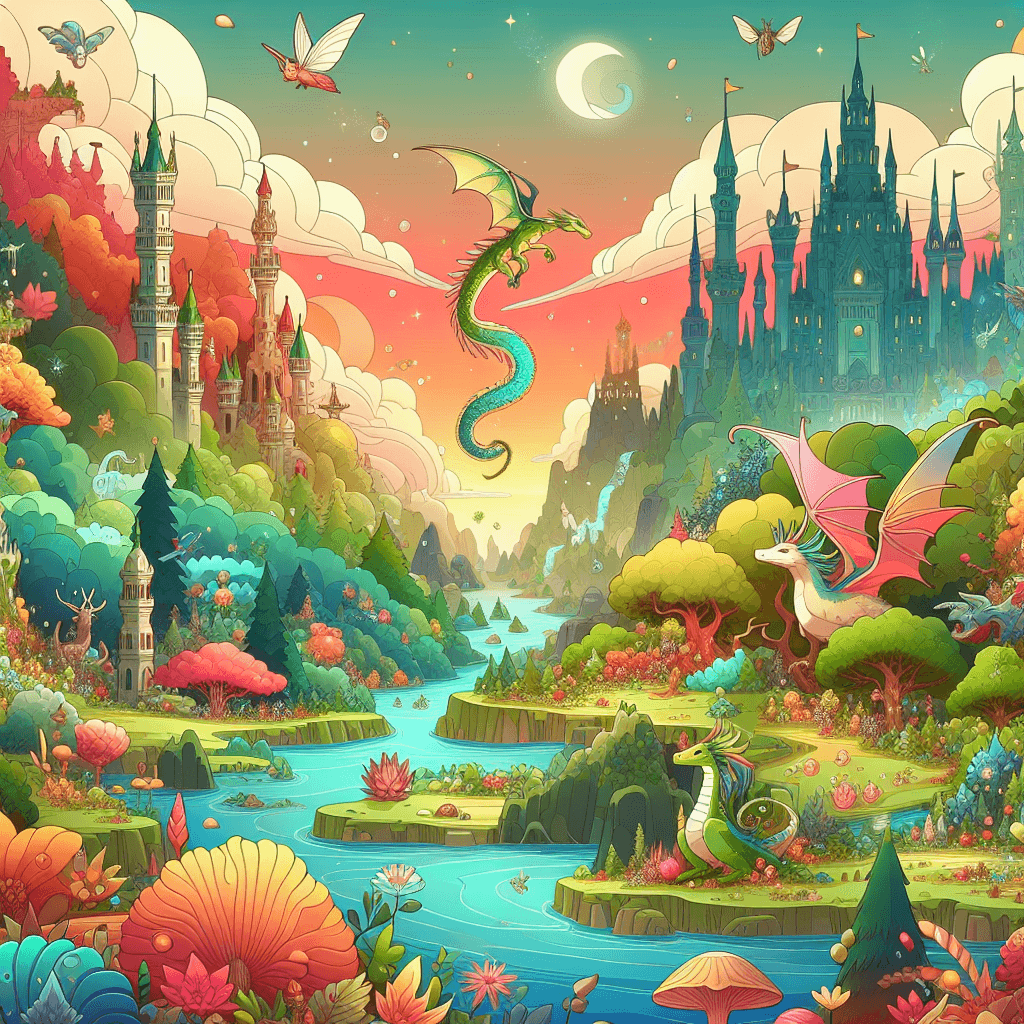 Fantasy World Of Magic And Wonder Paint By Numbers