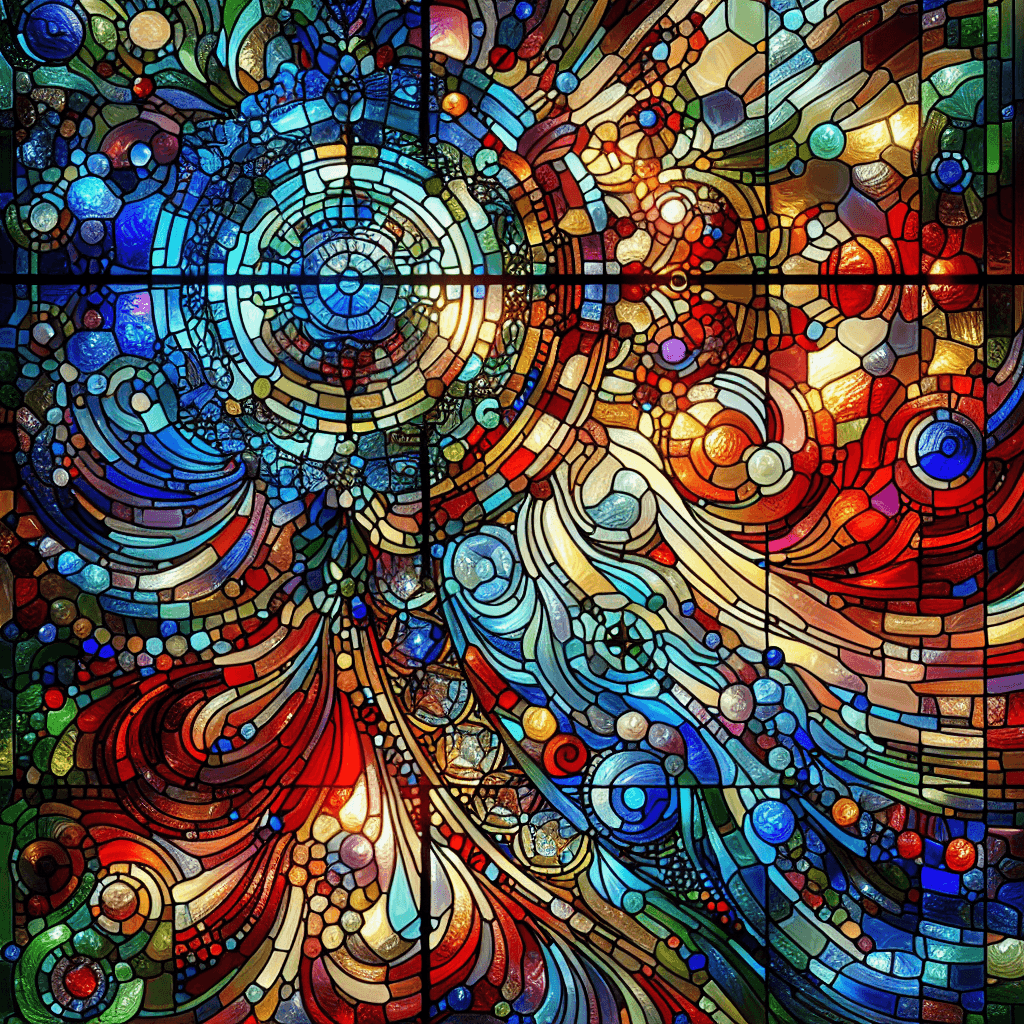 Stained Glass Reverie Painting By Numbers Kit