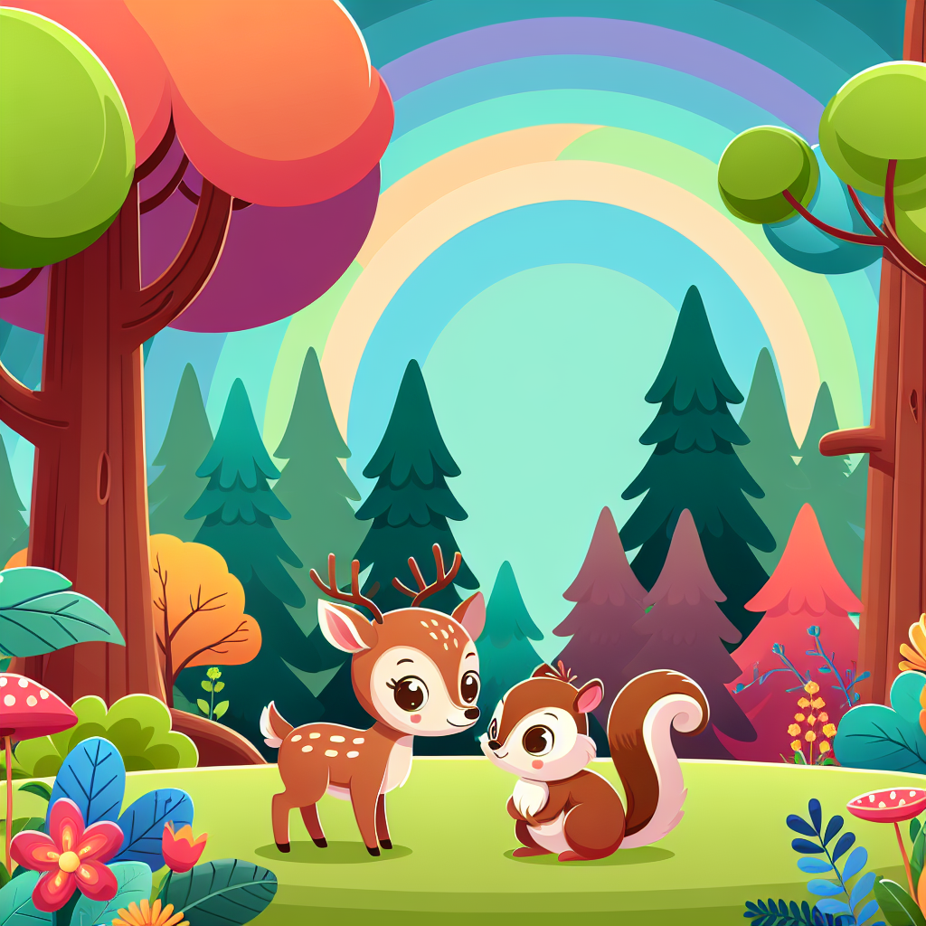 Forest Animal Sanctuary Painting By Numbers Kit