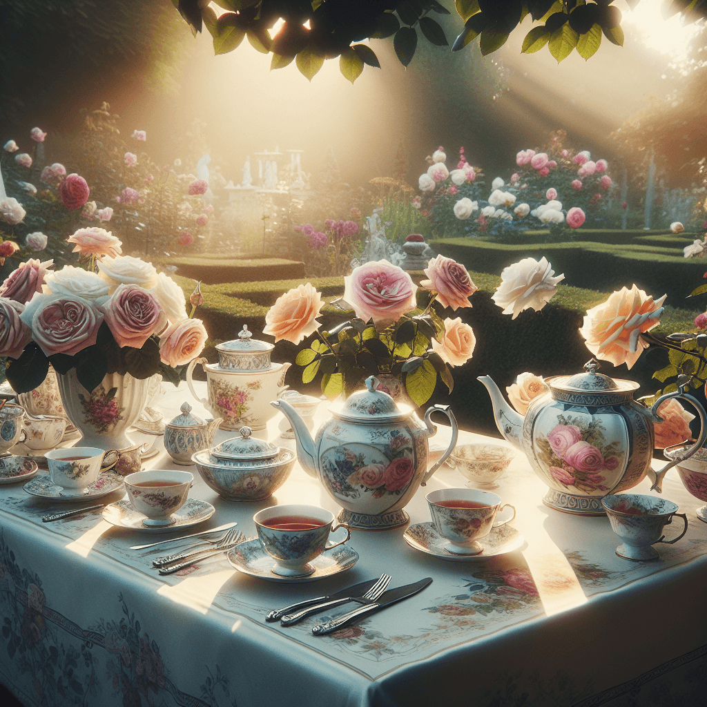 Garden Tea Party Celebration Paint By Color
