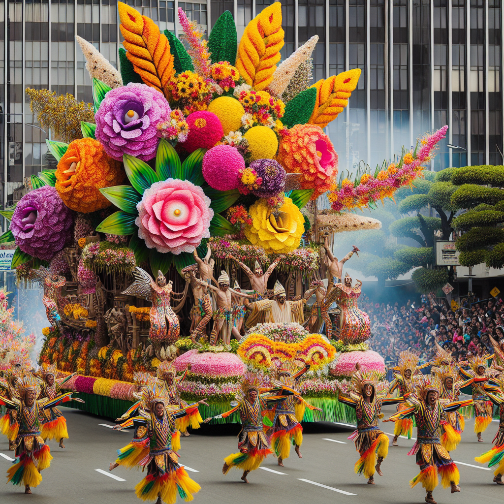 Panagbenga Flower Festival - Philippines Paint By Color