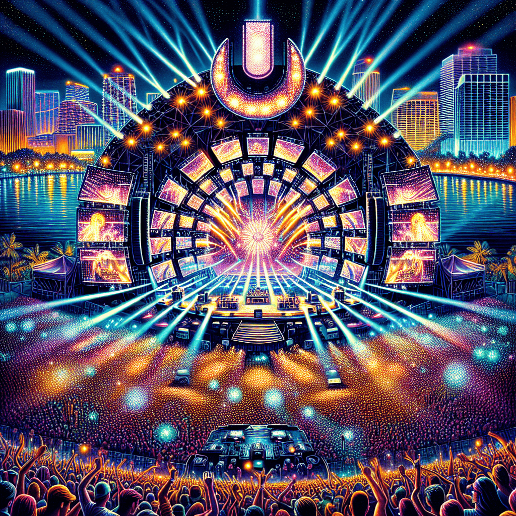Ultra Music Festival - Miami, USA Painting By Numbers Kit