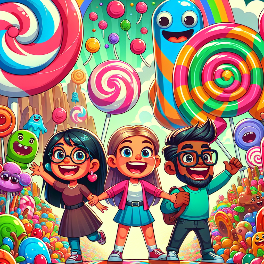 Adventures On Candy Island Painting Number Kit