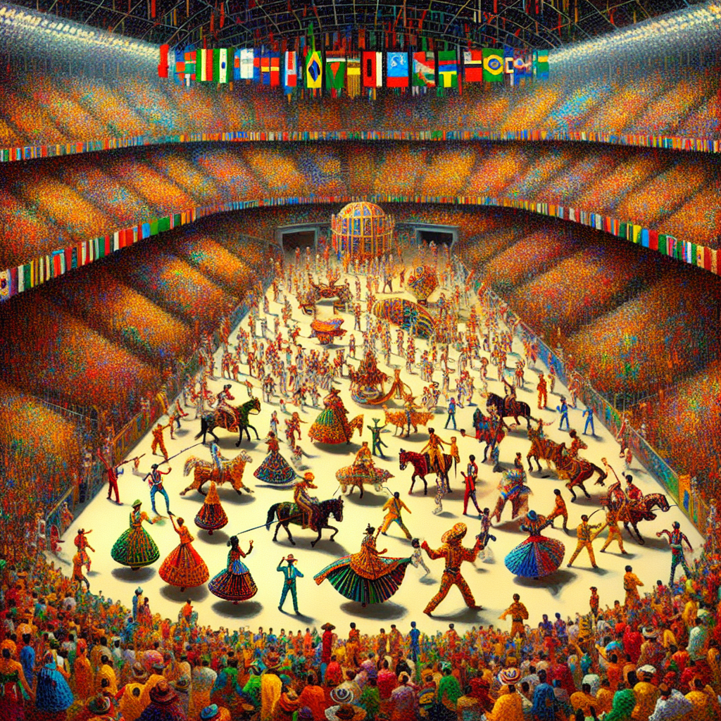 Parintins Folklore Festival - Brazil Paint By Color