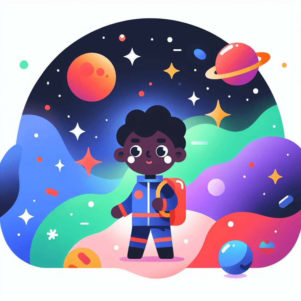 Space Cadet's Journey Numbered Painting Kits