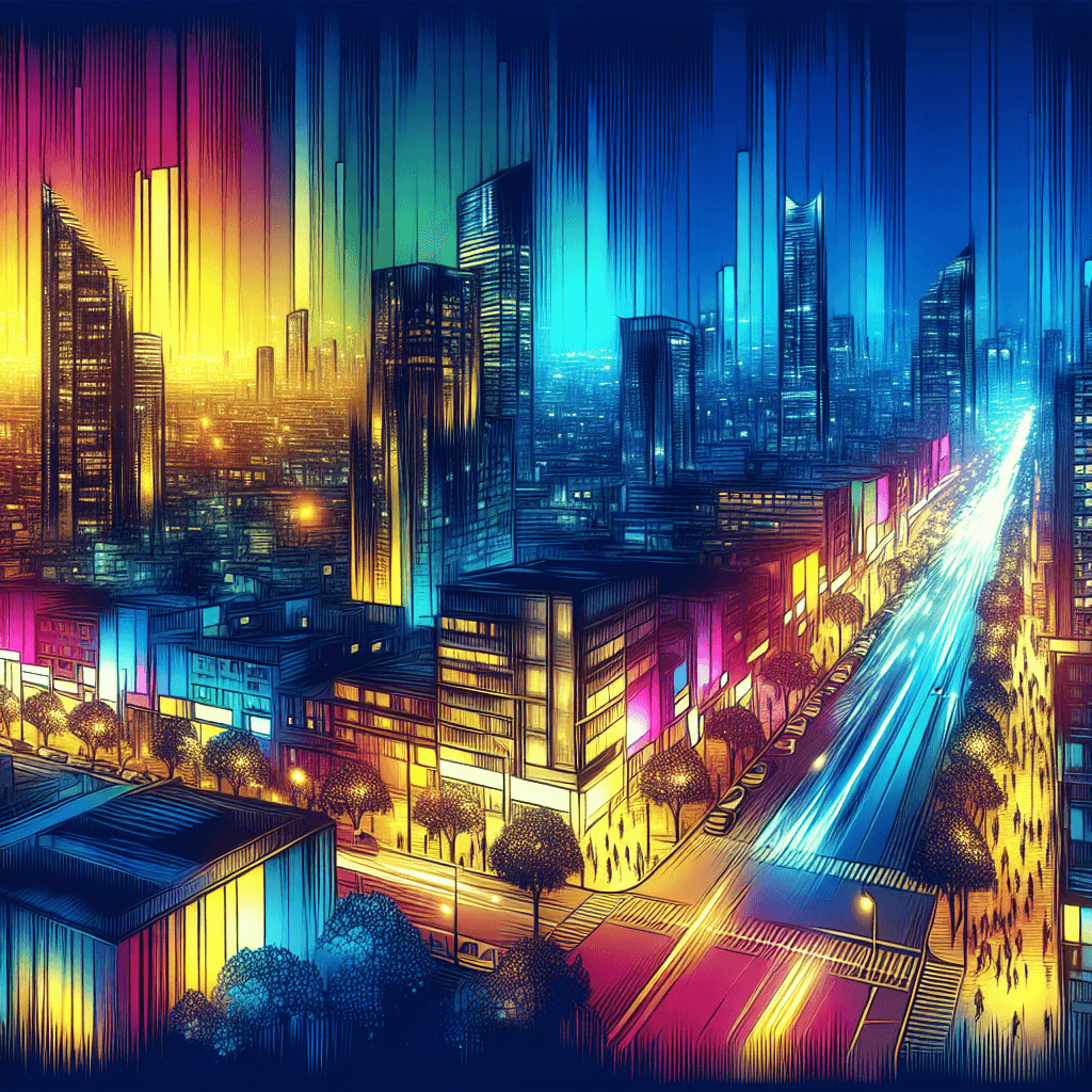 Dynamic City Adventure DIY Paint By Numbers