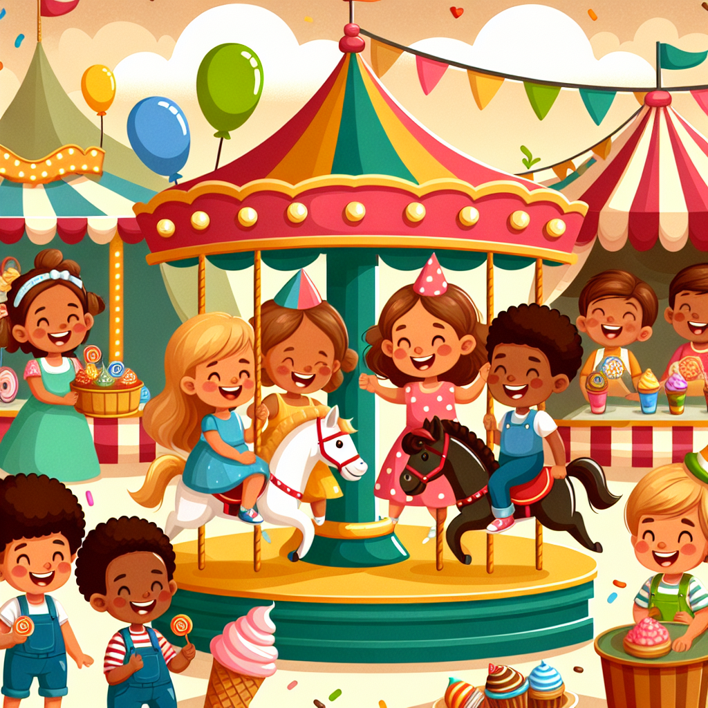 Whimsical Carnival Celebration Painting By Numbers Kit