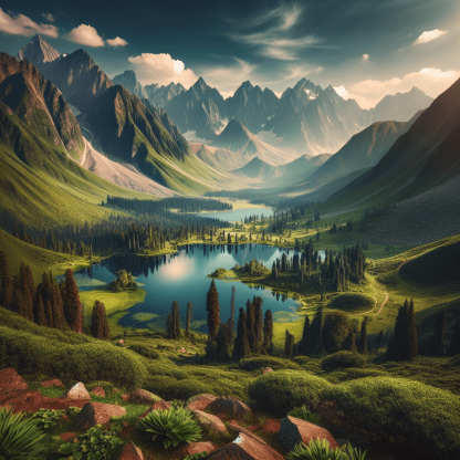 Majestic Serenity Paint By Number
