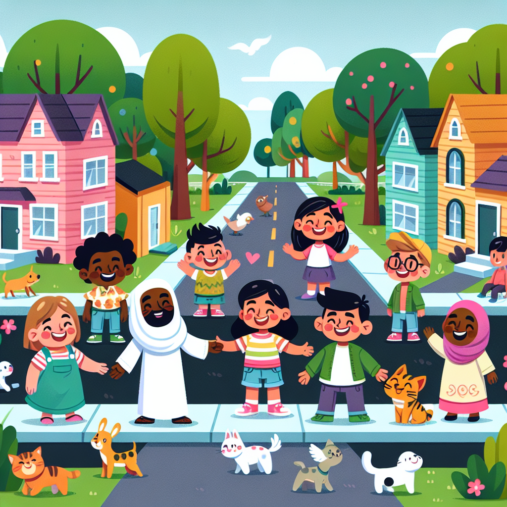 Friendly Neighbors Paint By Number