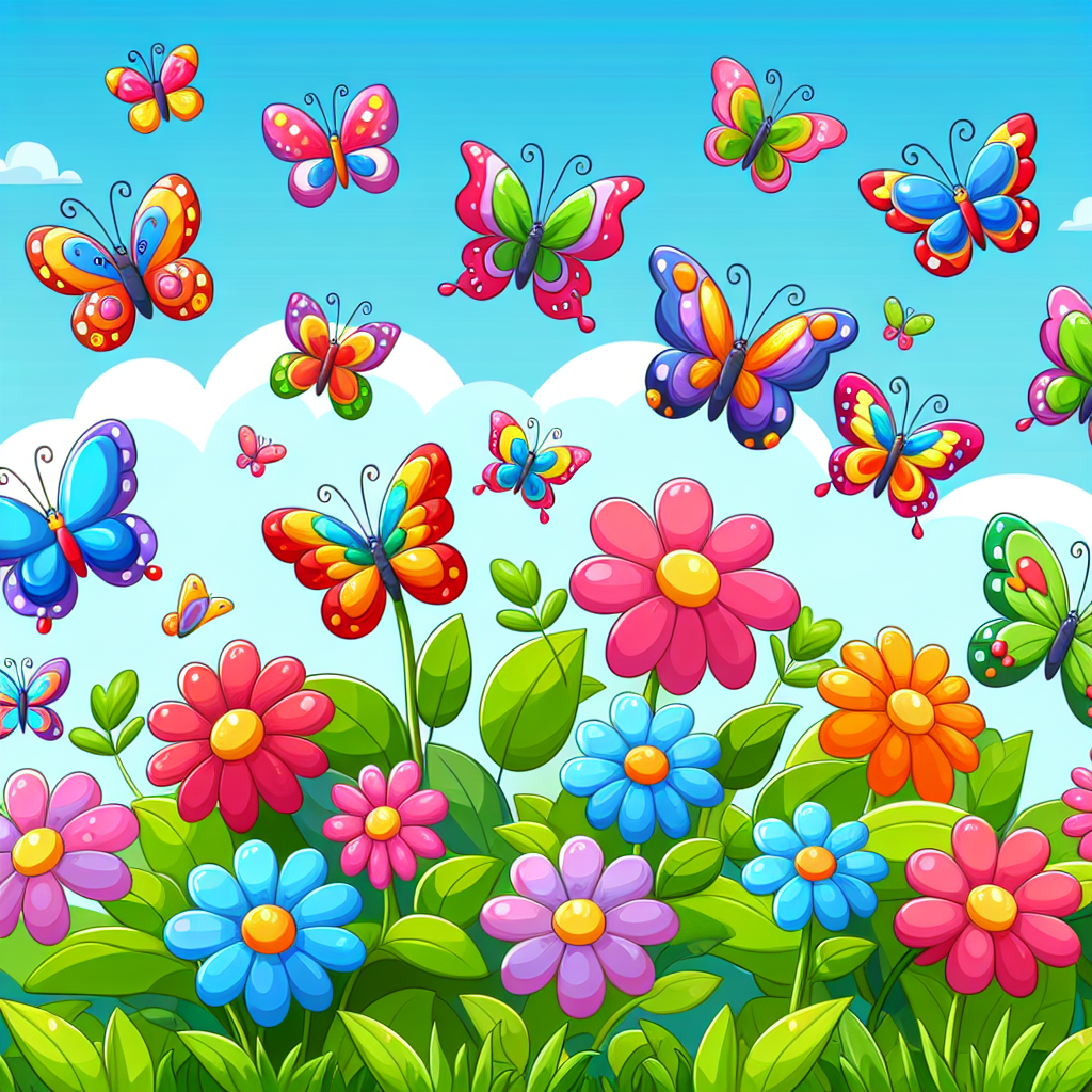 Bubbling Butterflies Paint By Numbers Art
