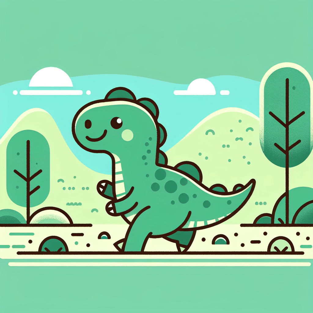 Friendly Dinosaur Roam Numbered Painting Kits