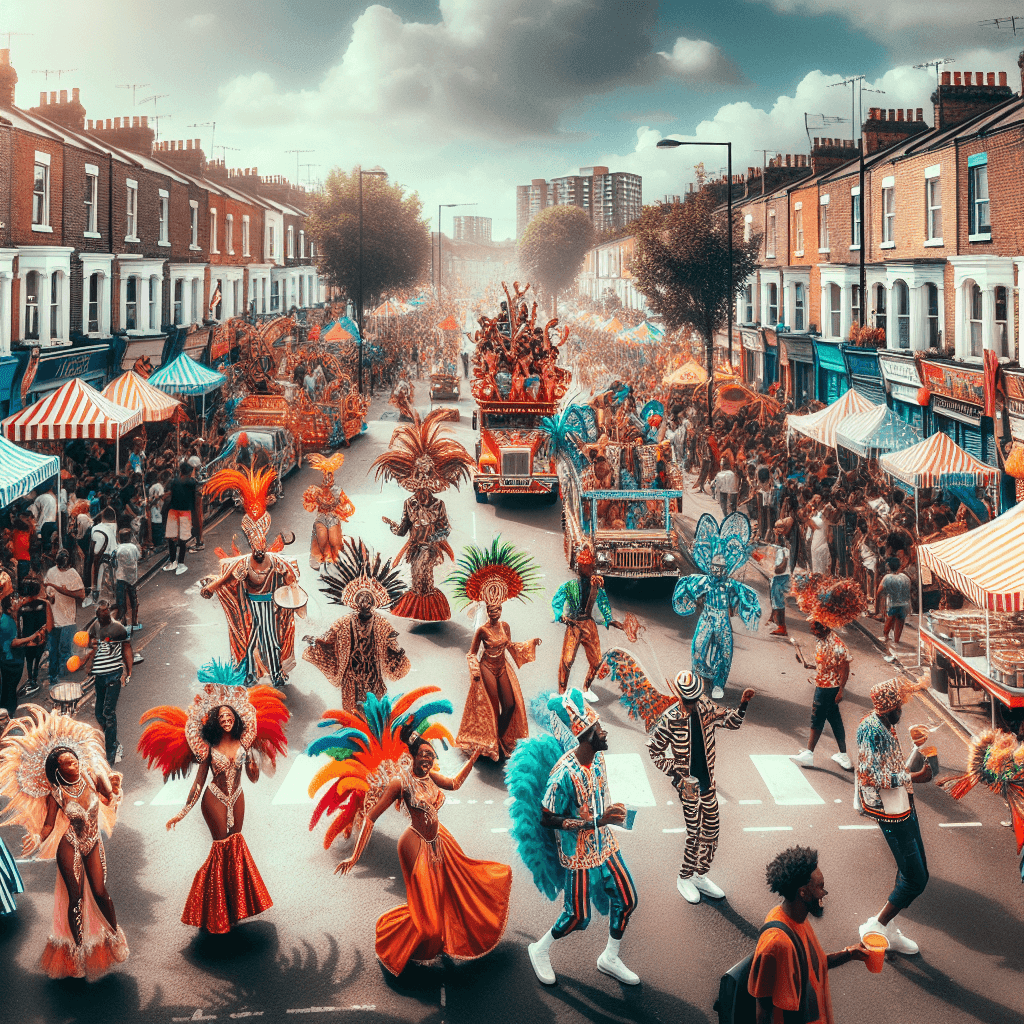 Carnival Of Notting Hill - London, England Paint By Color