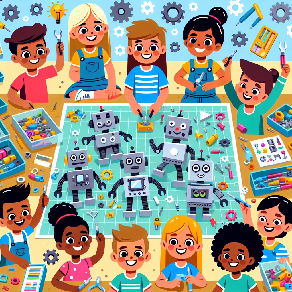Robot Friends Workshop Paint By Numbers Kits