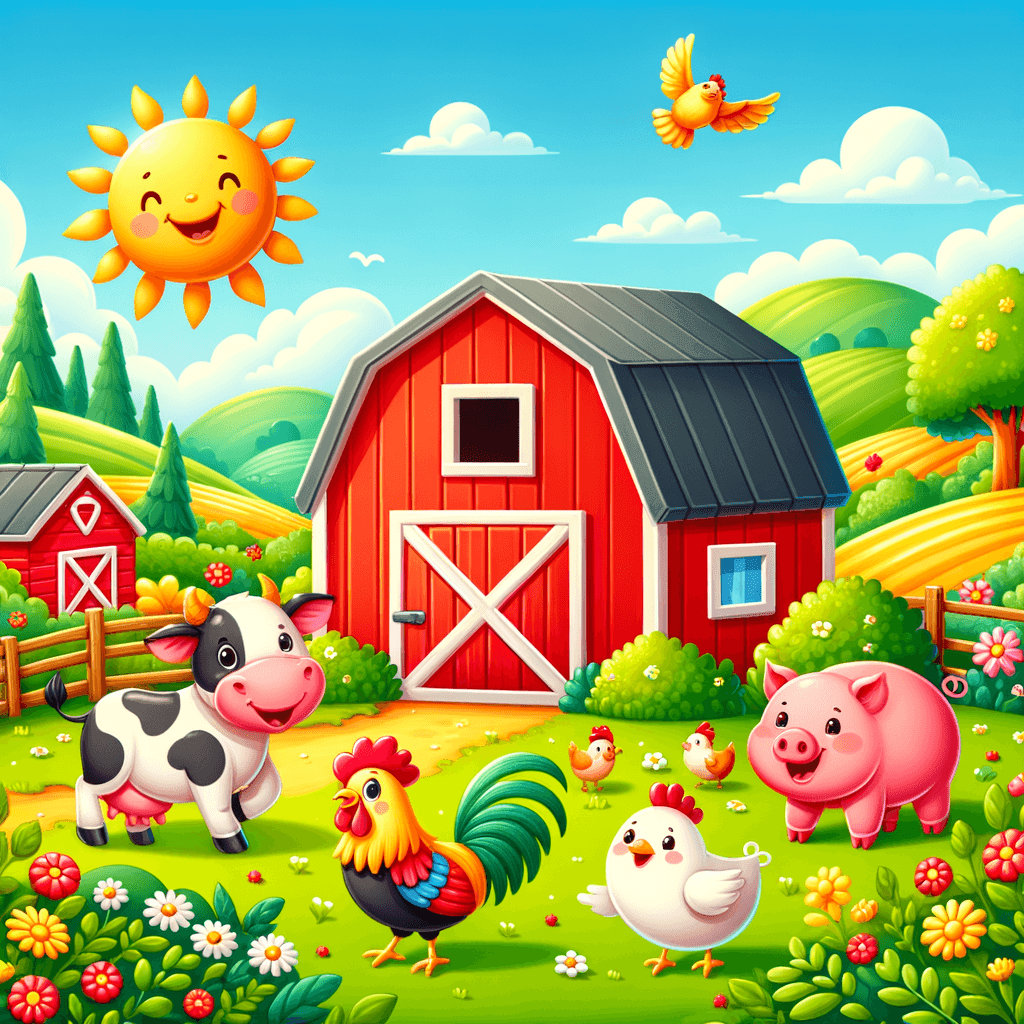 Vibrant Farmyard Fun Paint By Numbers
