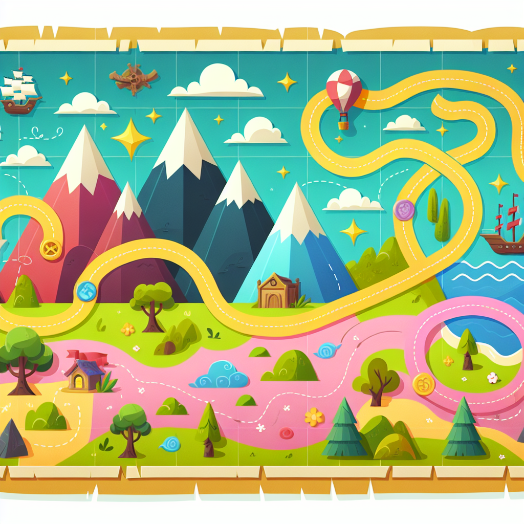 The Treasure Map Adventure Painting Number Kit