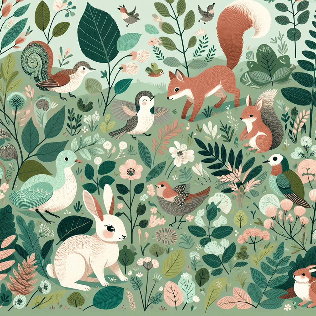 Woodland Companions Paint By Number