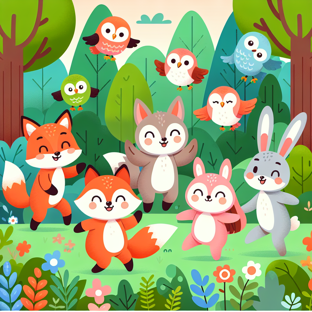 Funky Forest Creatures Paint By Numbers