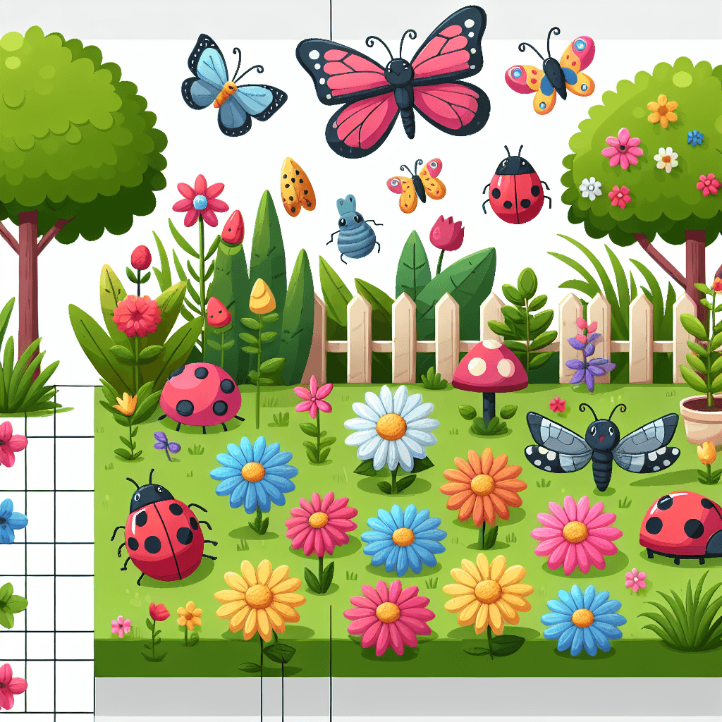 Garden Critters Playground Paint By Number