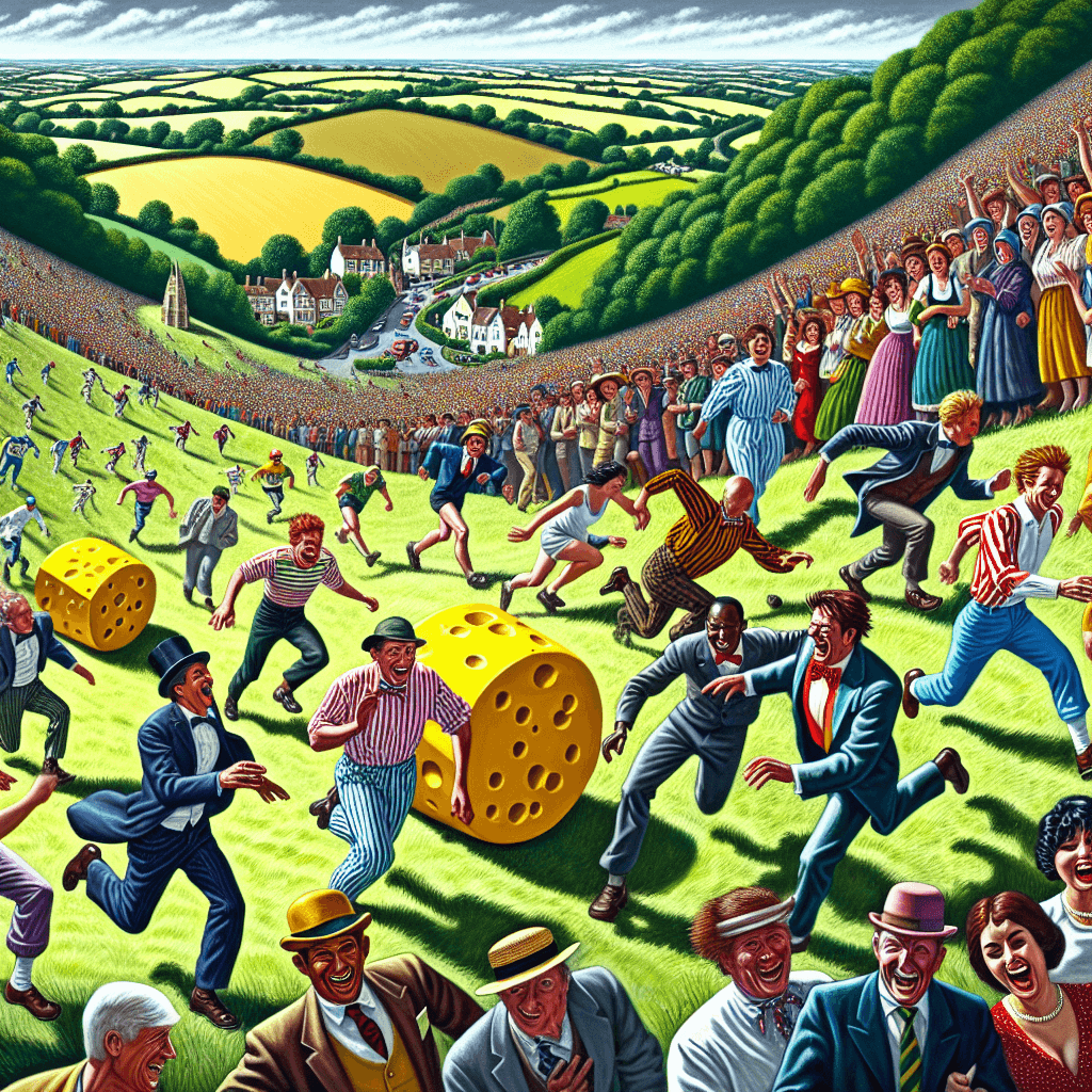 Cheese Rolling Festival - UK Numbered Painting Kits