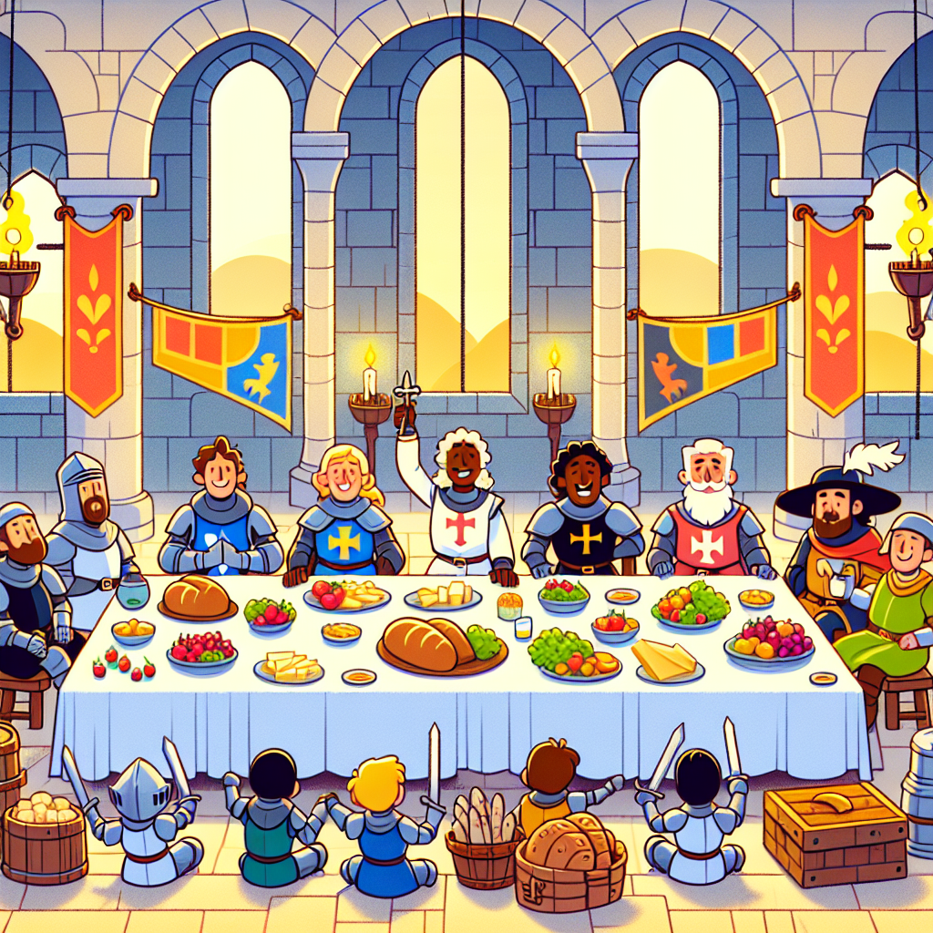 Castle's Grand Feast Paint By Numbers Kits