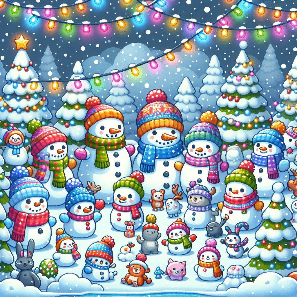 Magical Snowy Kingdom Numbered Painting Kits