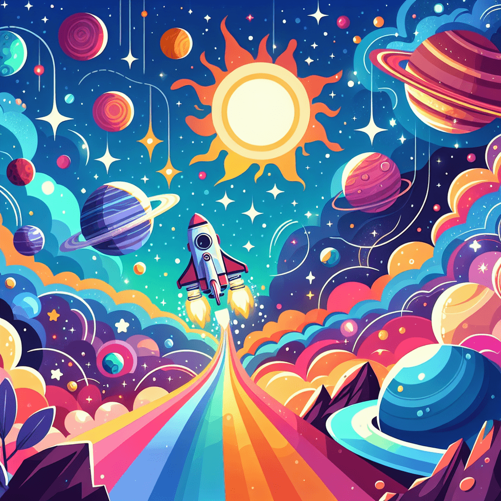 Space Voyager Paint By Number