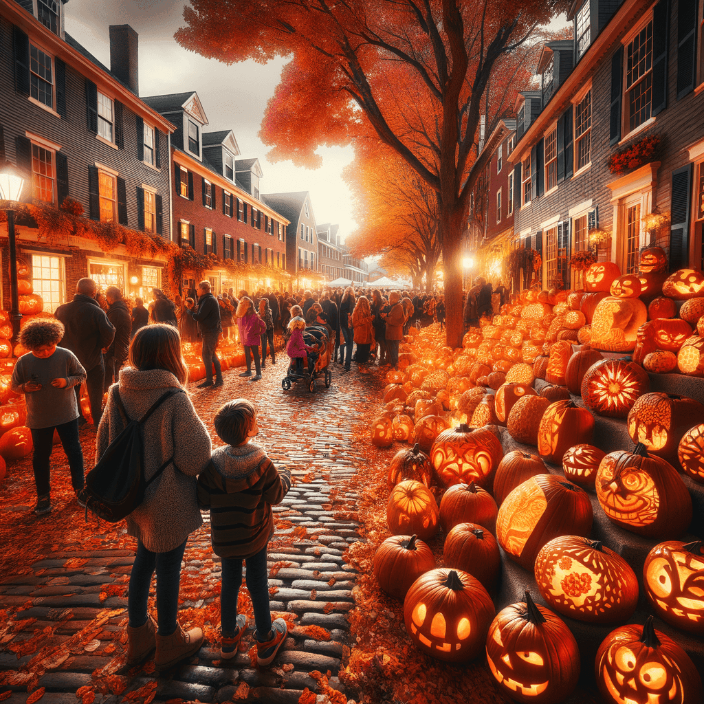 Keene Pumpkin Festival - New Hampshire Number Painting