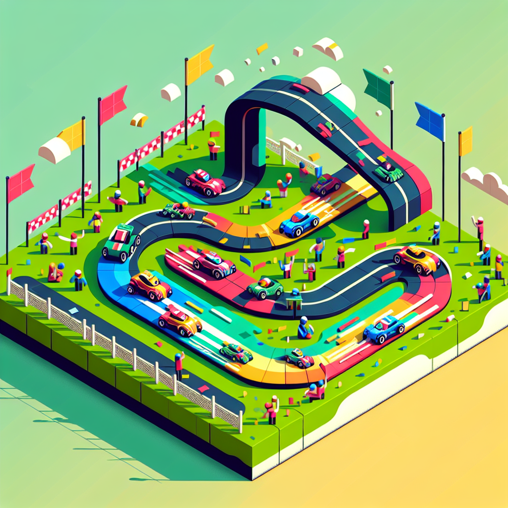Miniature Racing World Paint By Numbers Kits