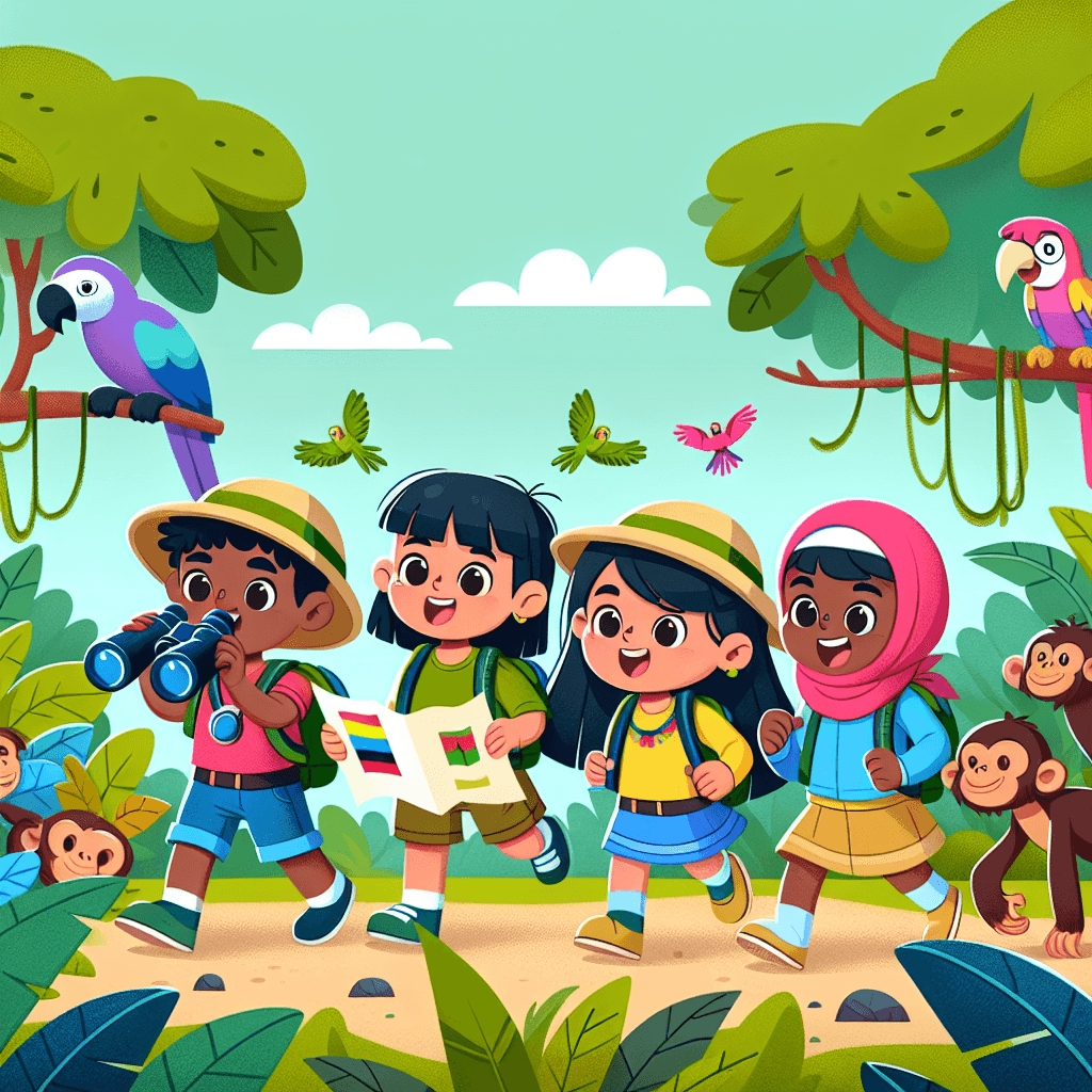 Jungle Exploration Journey Paint By Numbers Art