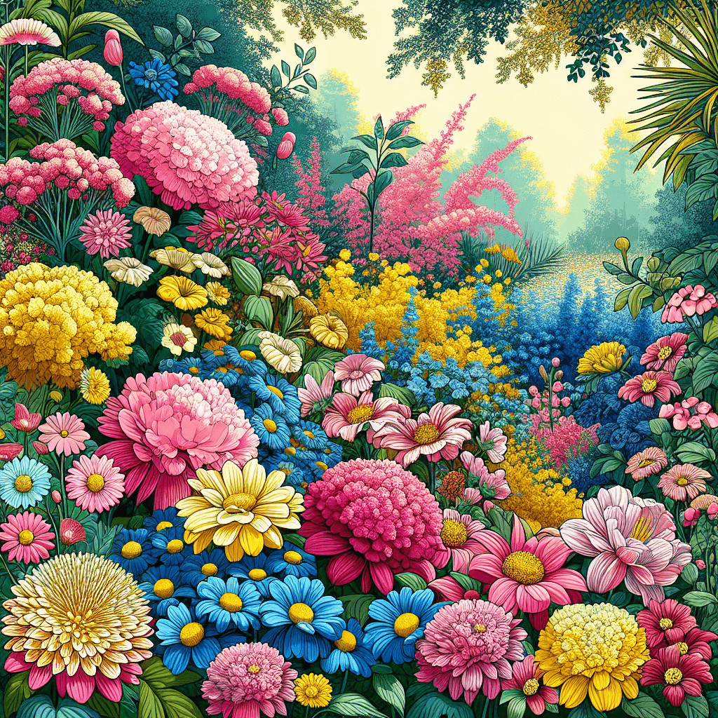 Blissful Gardens Paint By Number