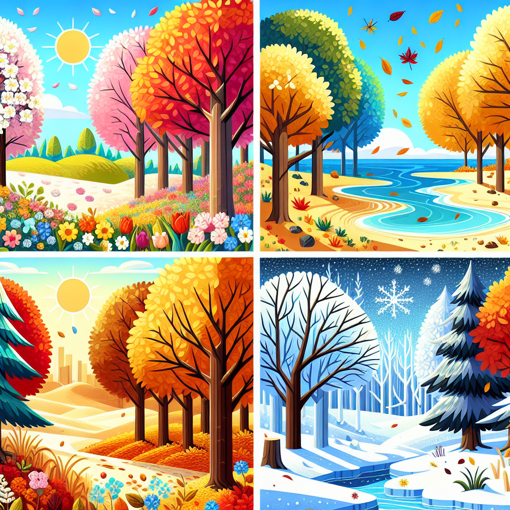 Artistic Journey Through Seasons Paint By Color