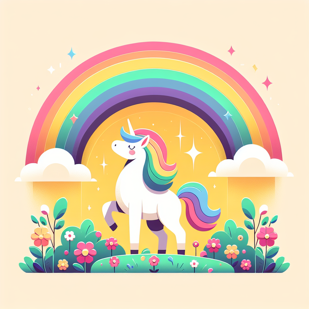 Mystical Unicorn Tale Paint By Color