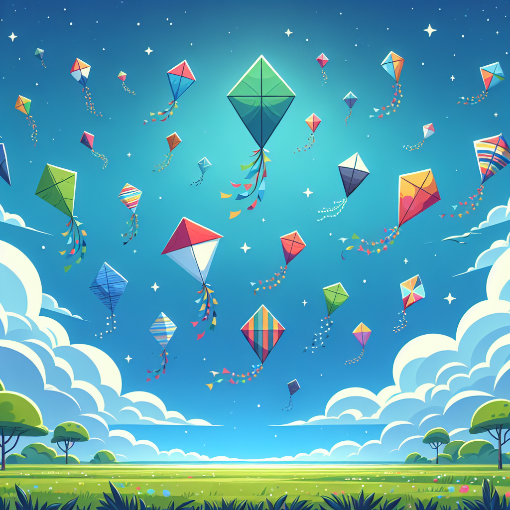 Playful Kites Paint By Numbers Kits