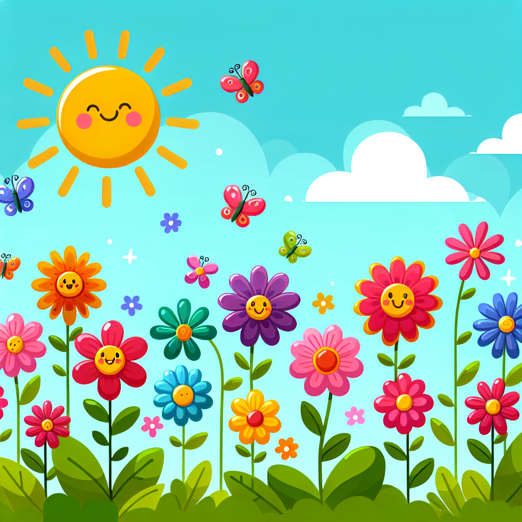 Dancing Flowers Festival Painting By Numbers Kit