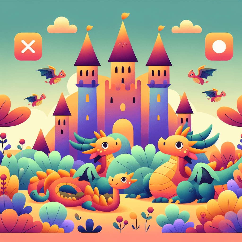 Magic Dragon Kingdom Paint By Numbers Art