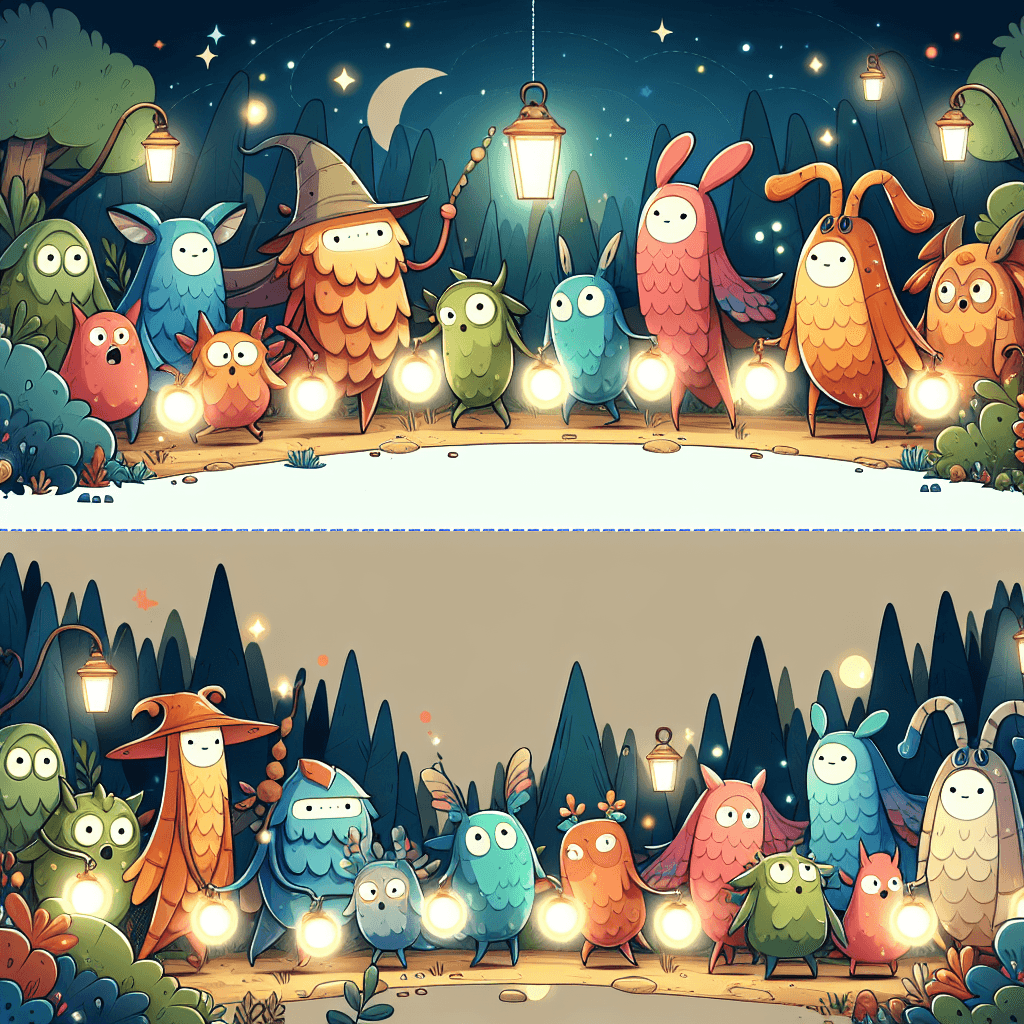 Fantasy Forest Parade Painting Number Kit