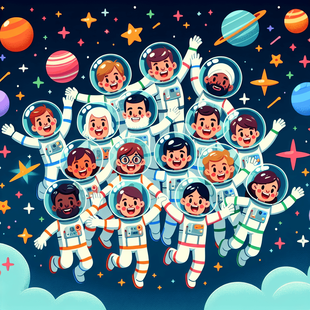 Amazing Astronaut Adventures Numbered Painting Kits