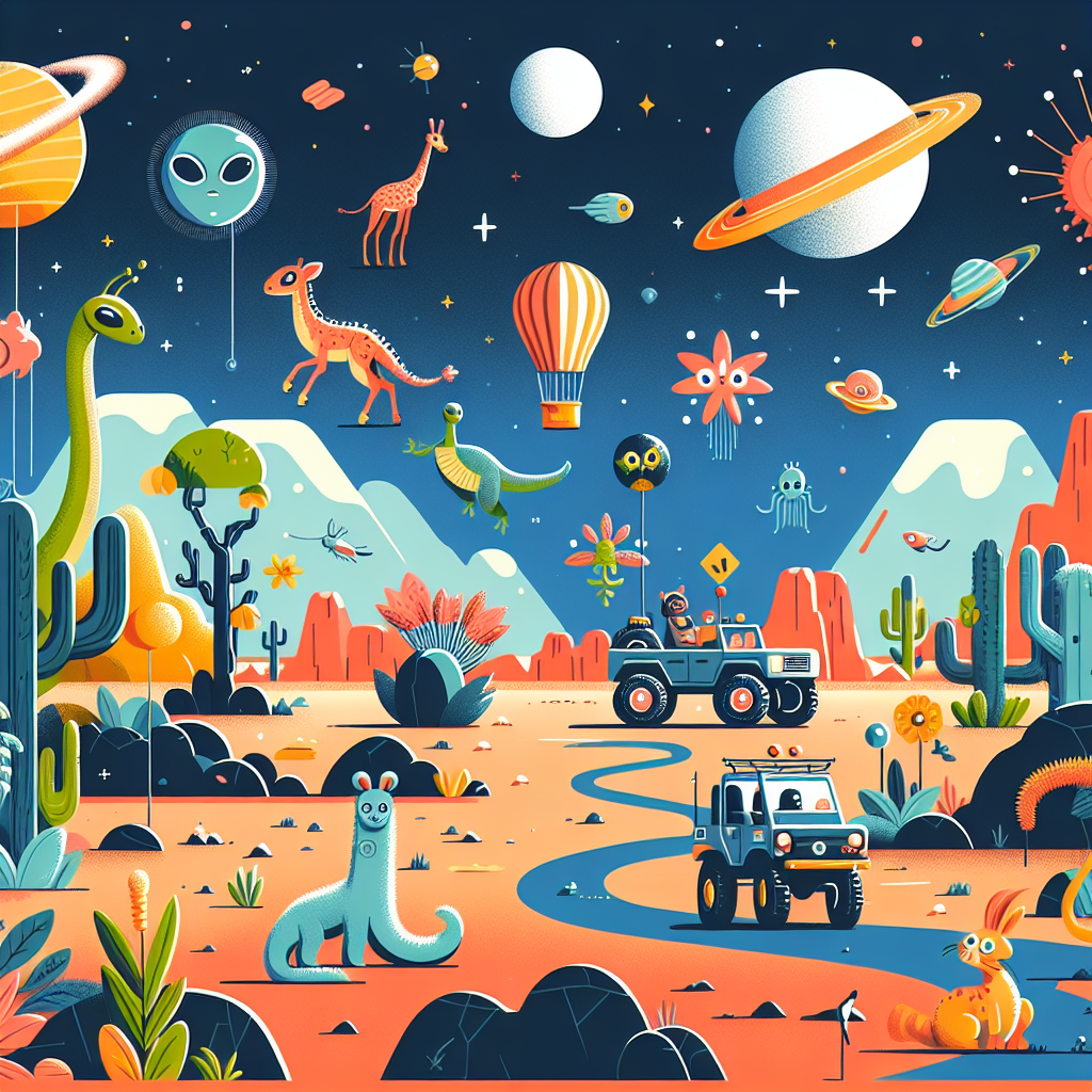 Spacey Safari Paint By Numbers Kits