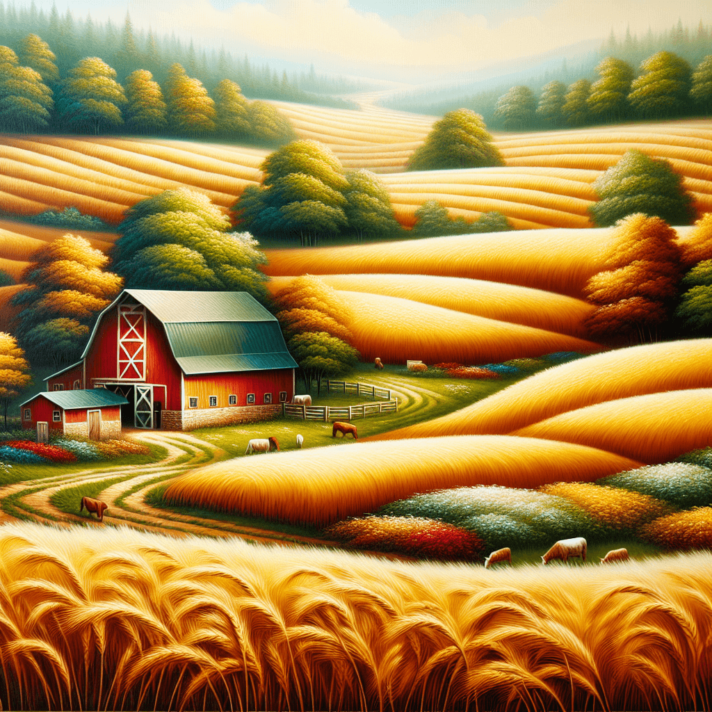Charming Farmhouse Barn Paint By Number