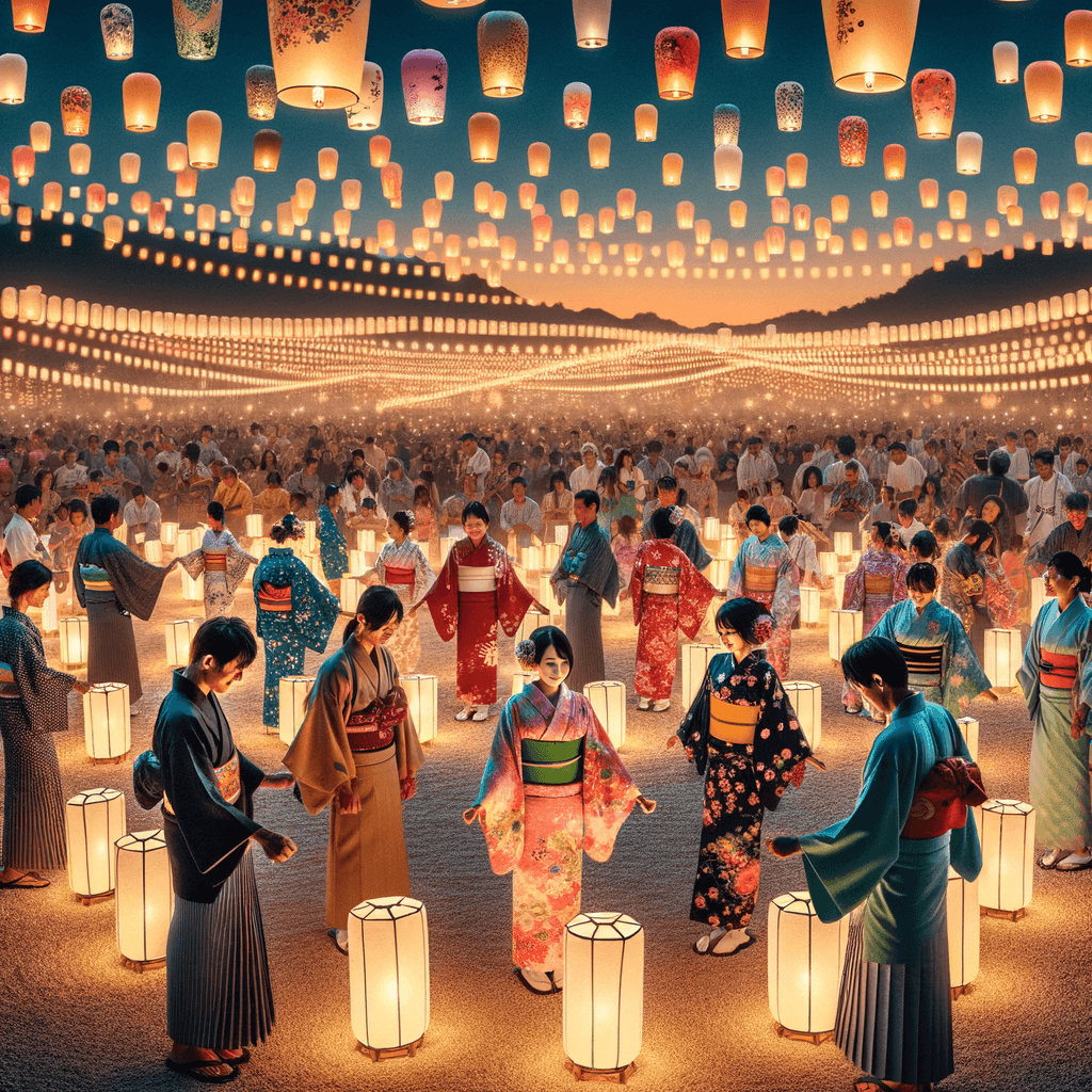 O-bon Festival - Japan Paint By Numbers Art