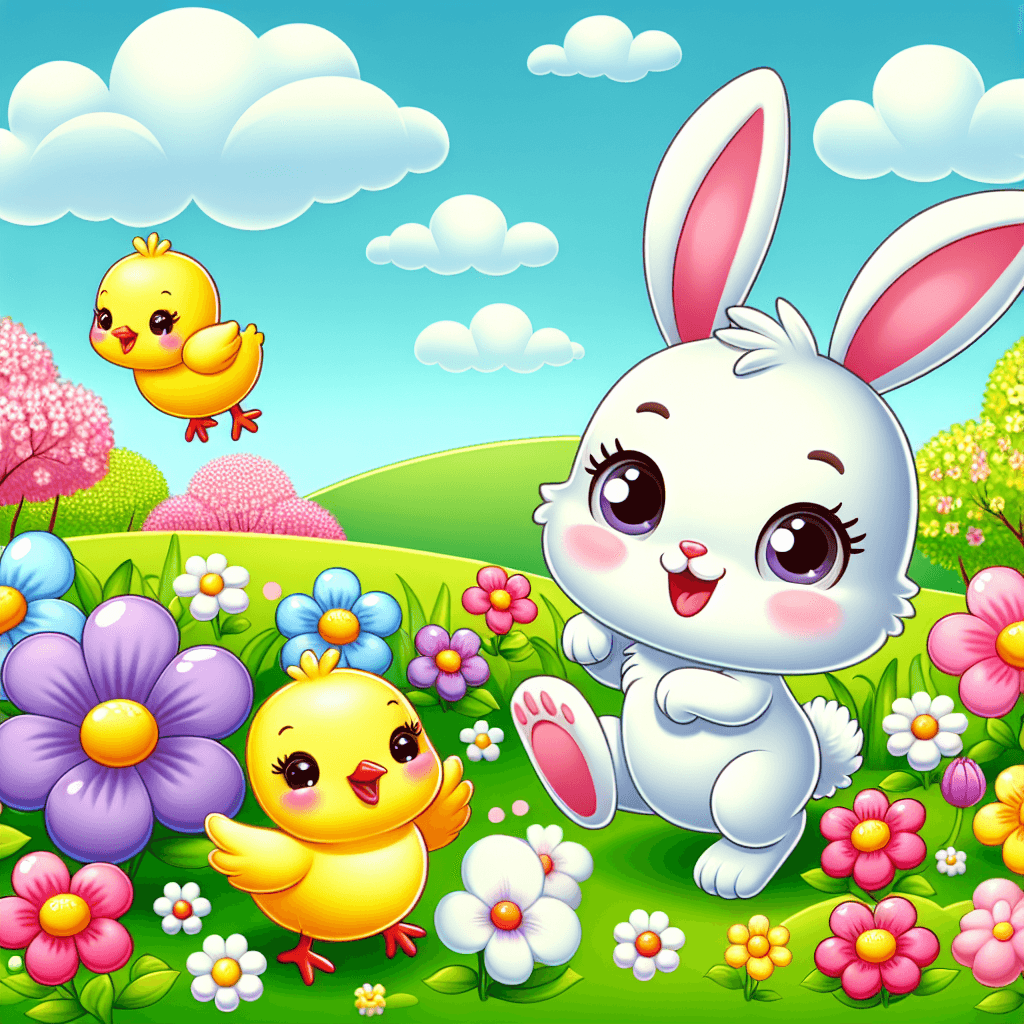 Bouncing Bunnies And Friends Paint By Numbers