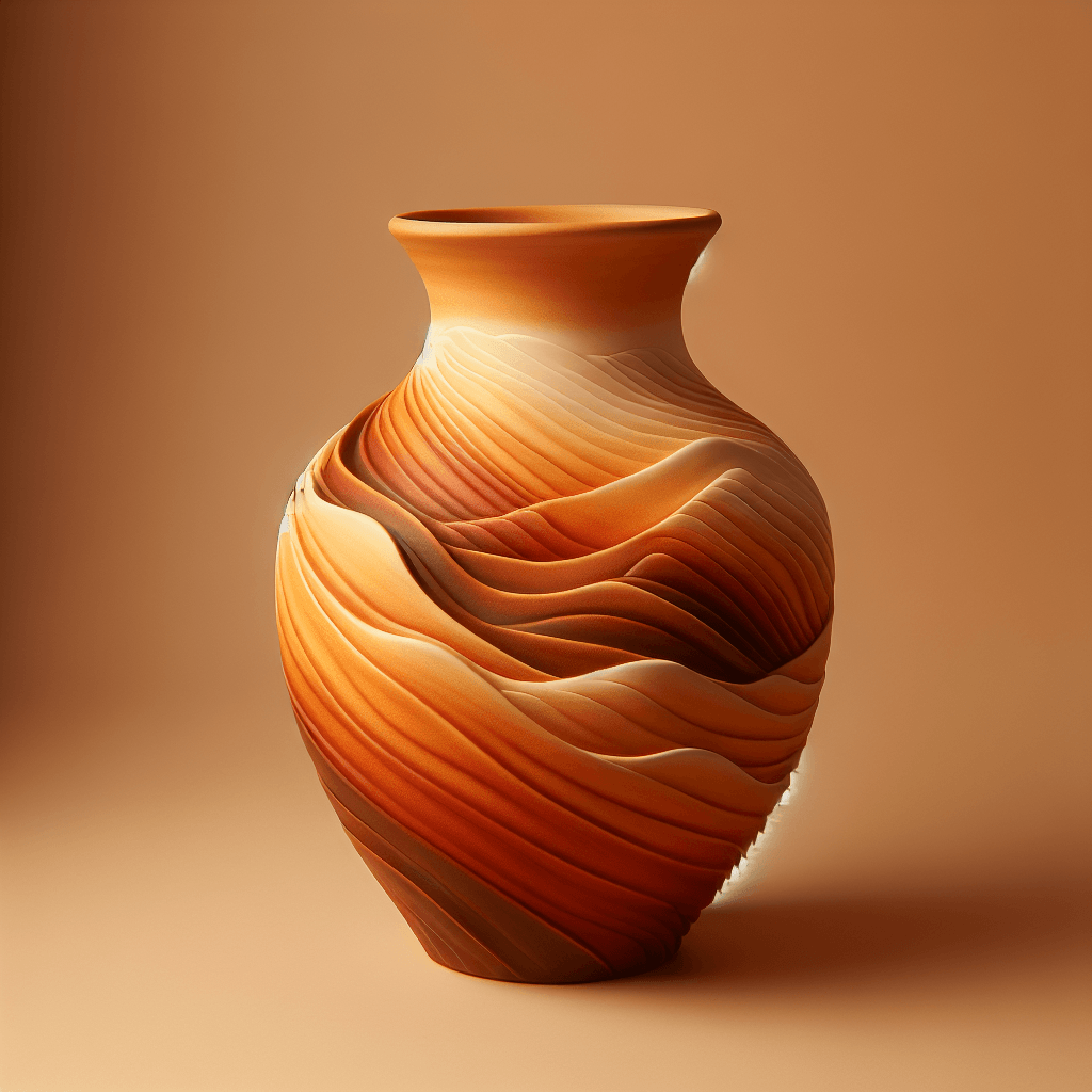 Desert Mirage Vase Numbered Painting Kits