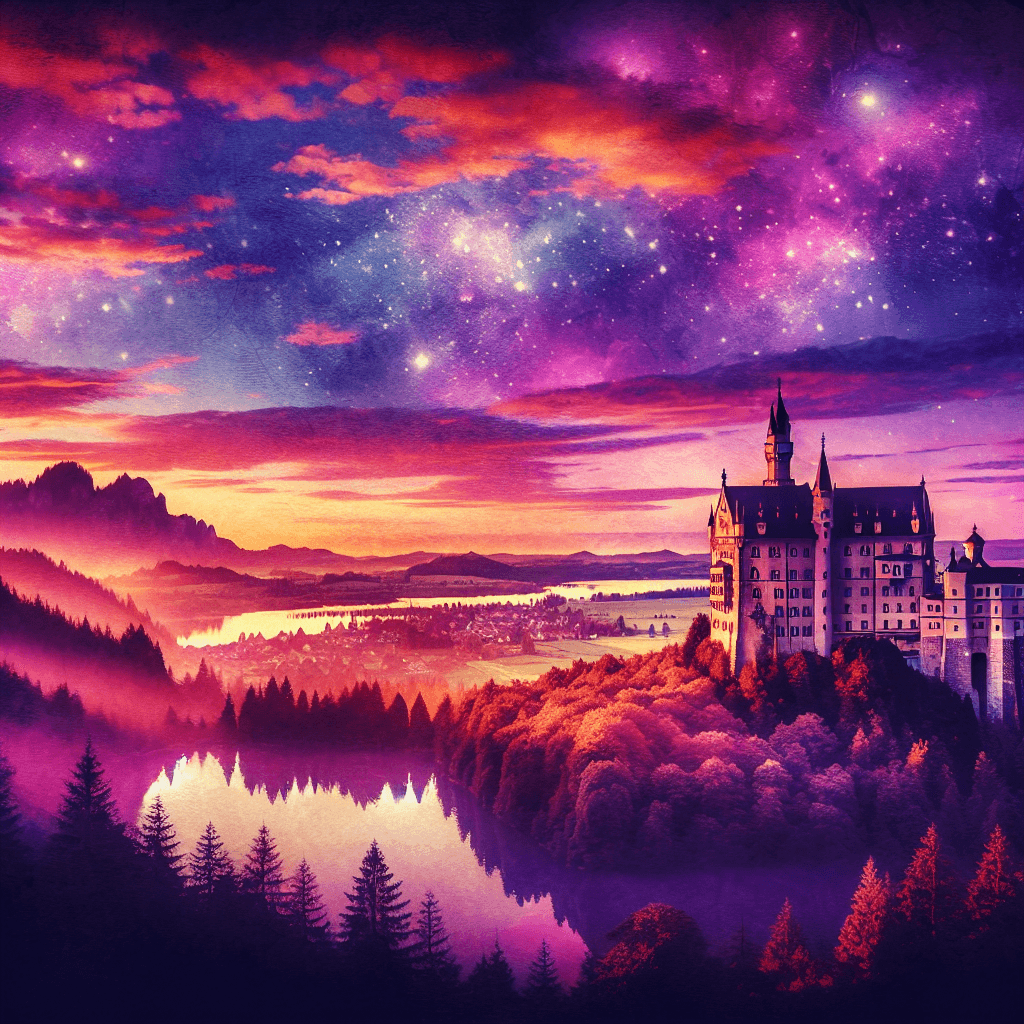 Fairytale Castle Dreams Paint By Color