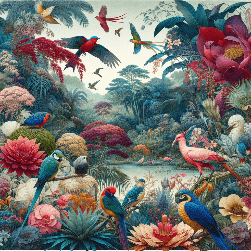 Charming Birdwatcher's Haven Painting Number Kit