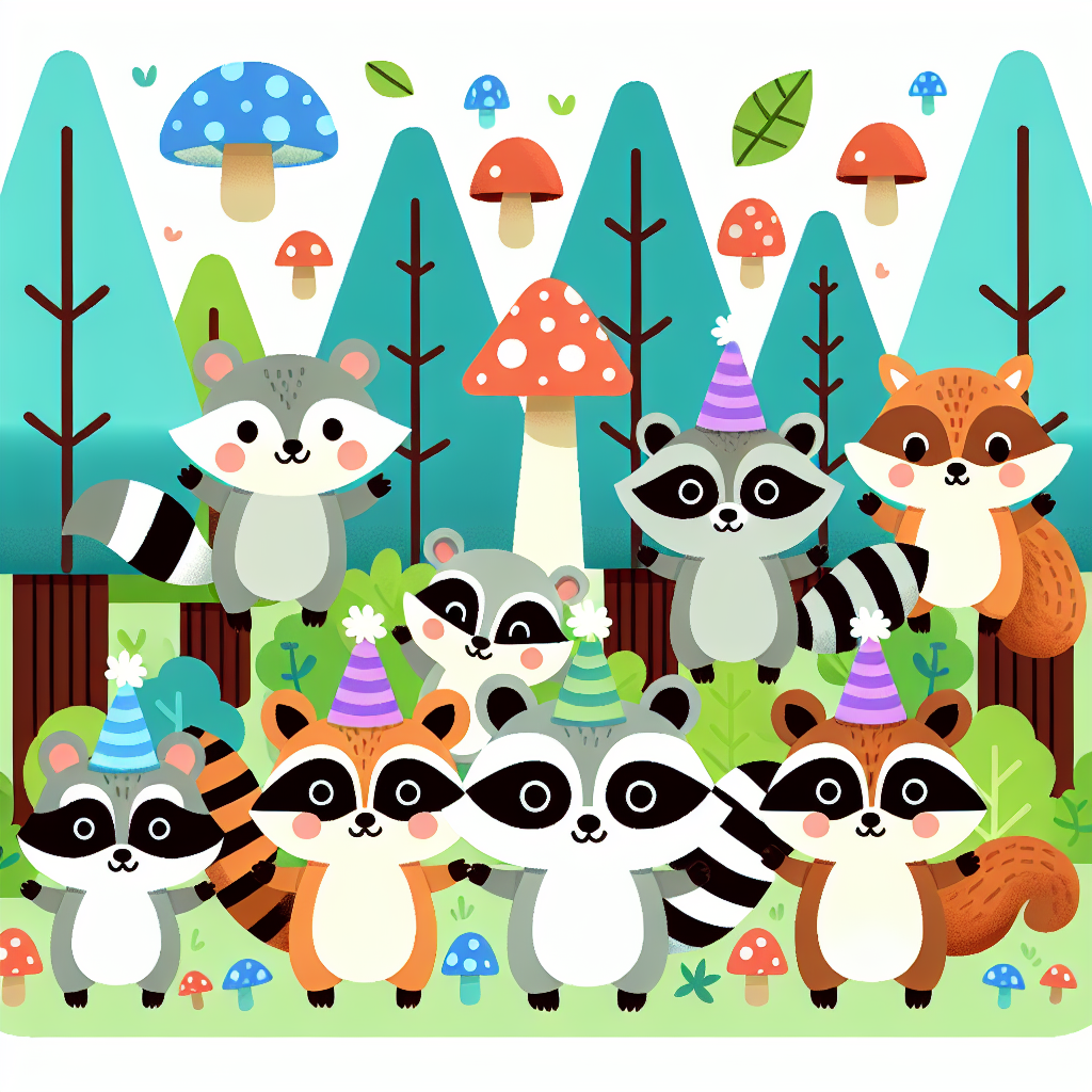 Funky Forest Festivity Numbered Painting Kits