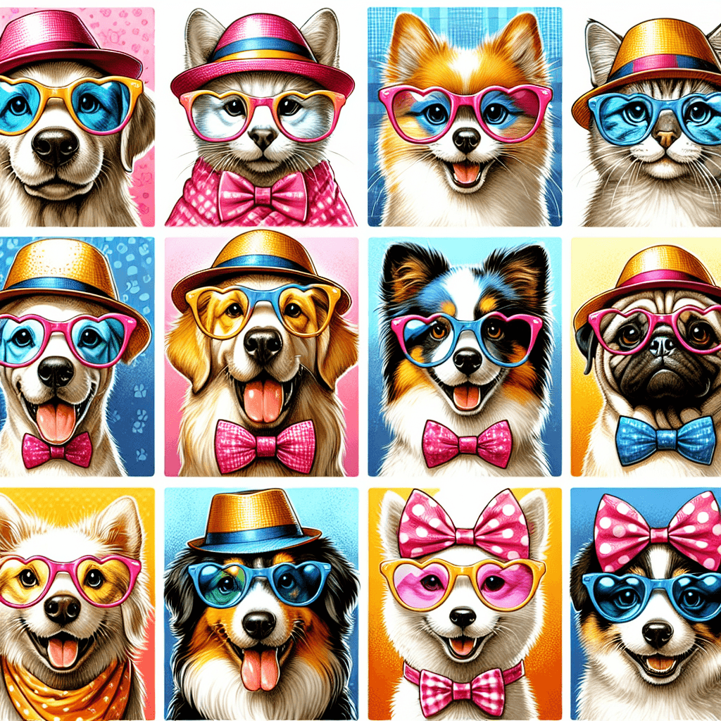 Funky Animal Portraits DIY Paint By Numbers