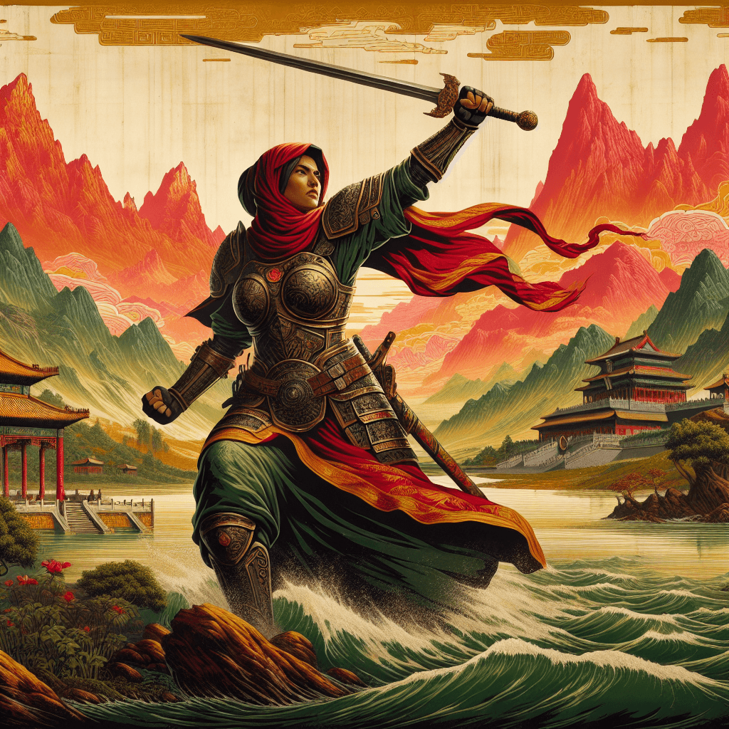 Mulan's Heroic Spirit Paint By Numbers