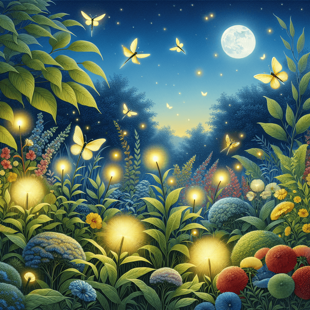 Glimmering Fireflies Paint By Numbers Art