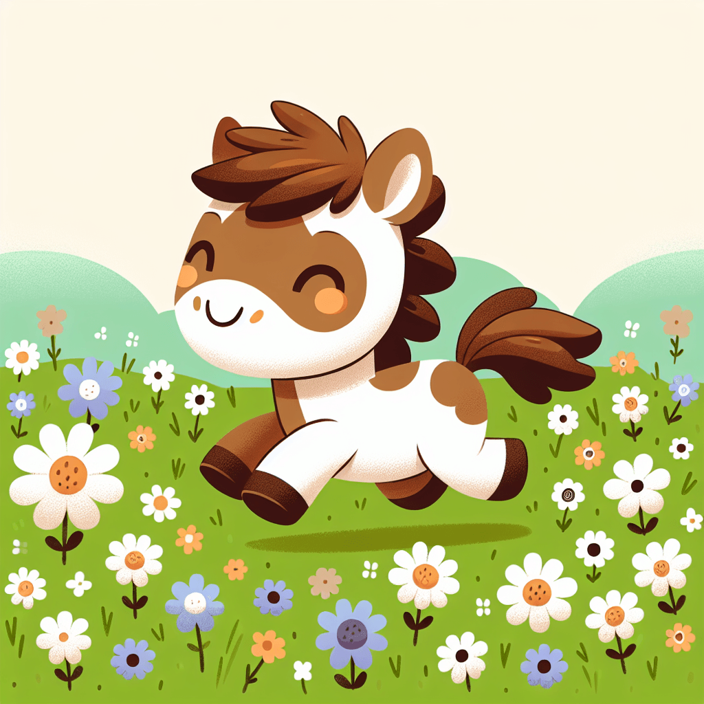 Playful Pony Paint By Numbers Art