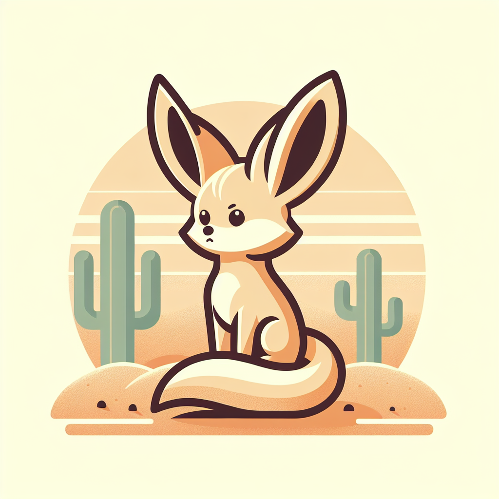 Fluffy Fennec Fox Paint By Numbers Art